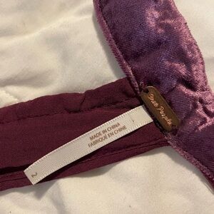 Free People Purple Velvet Dress